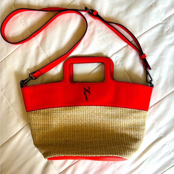Simply Vera Vera Wang Handbags - Simply Vera Wang Stylish Red and Tan Women's Bag